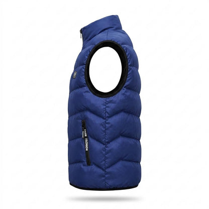 Allsaints Leather - Visol | Quilted Zip-Up Vest Men