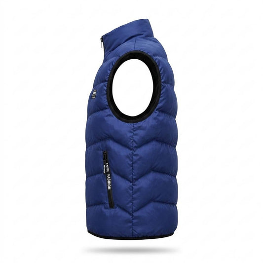 Allsaints Leather - Visol | Quilted Zip-Up Vest Men