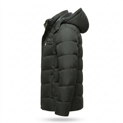 Allsaints Leather - Arran | Quilted Hooded Jacket Men