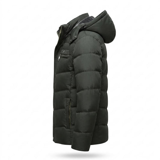 Allsaints Leather - Arran | Quilted Hooded Jacket Men
