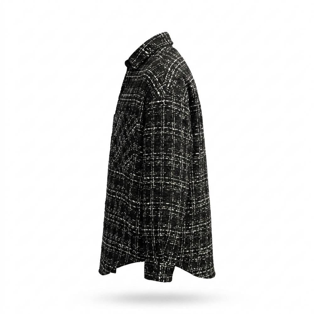 Allsaints Leather - Nusuk | Textured Checked Shirt Unisex