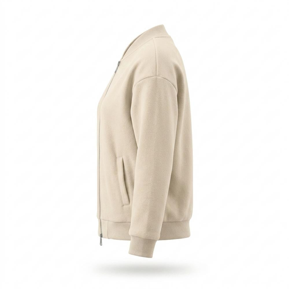 Allsaints Leather - Raver | Zip-Up Ribbed-Collar Jacket Women