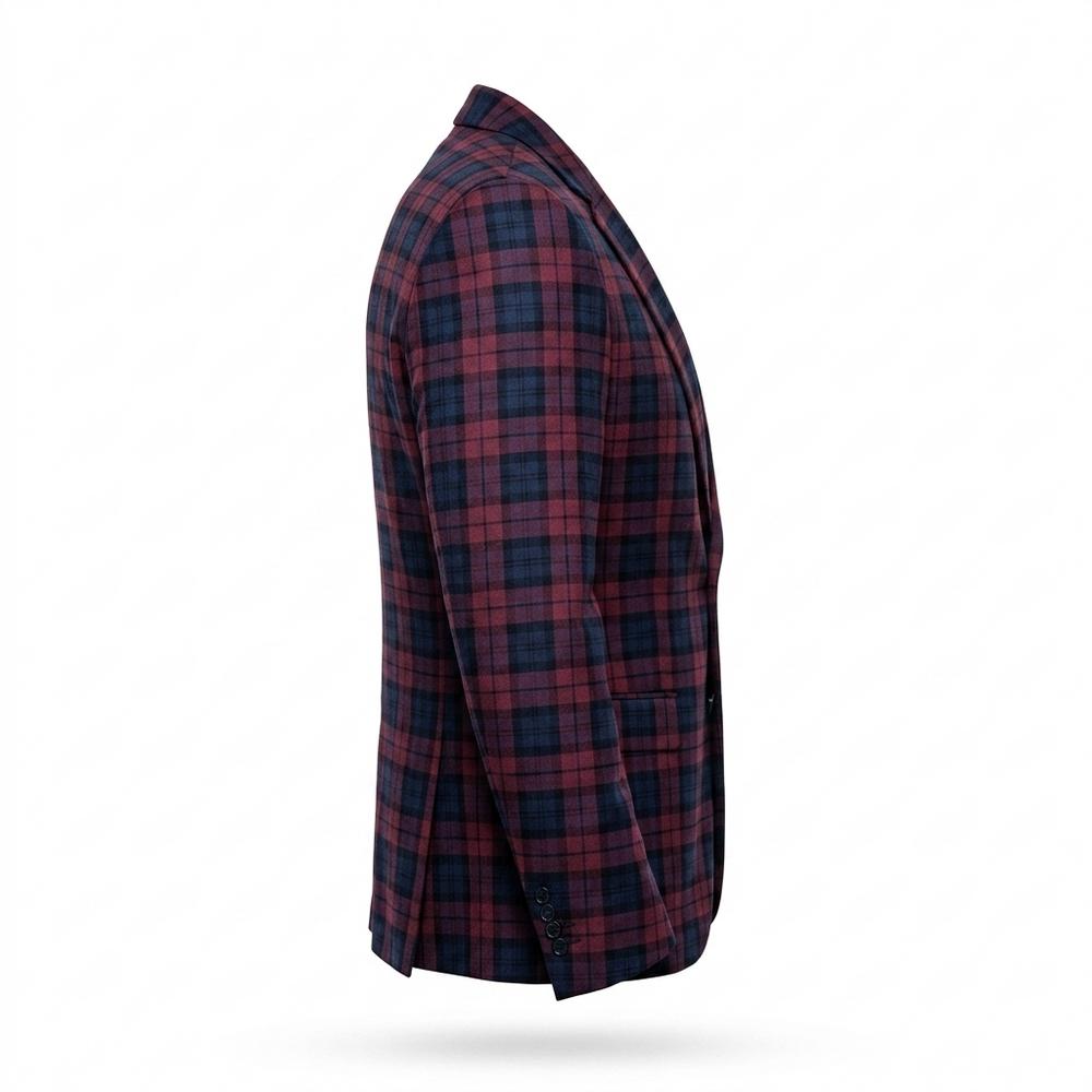 Allsaints Leather - Sevav | Plaid Slim-Fit Blazer Men