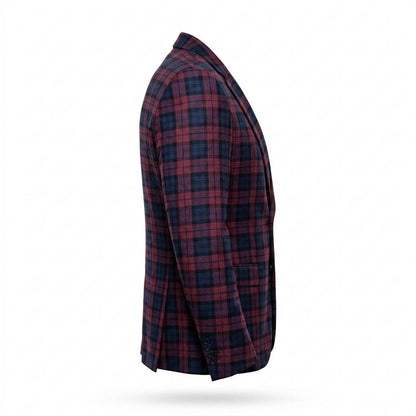 Allsaints Leather - Sevav | Plaid Slim-Fit Blazer Men