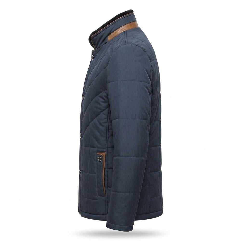 Allsaints Leather - Lyral | Quilted Lined Jacket Men