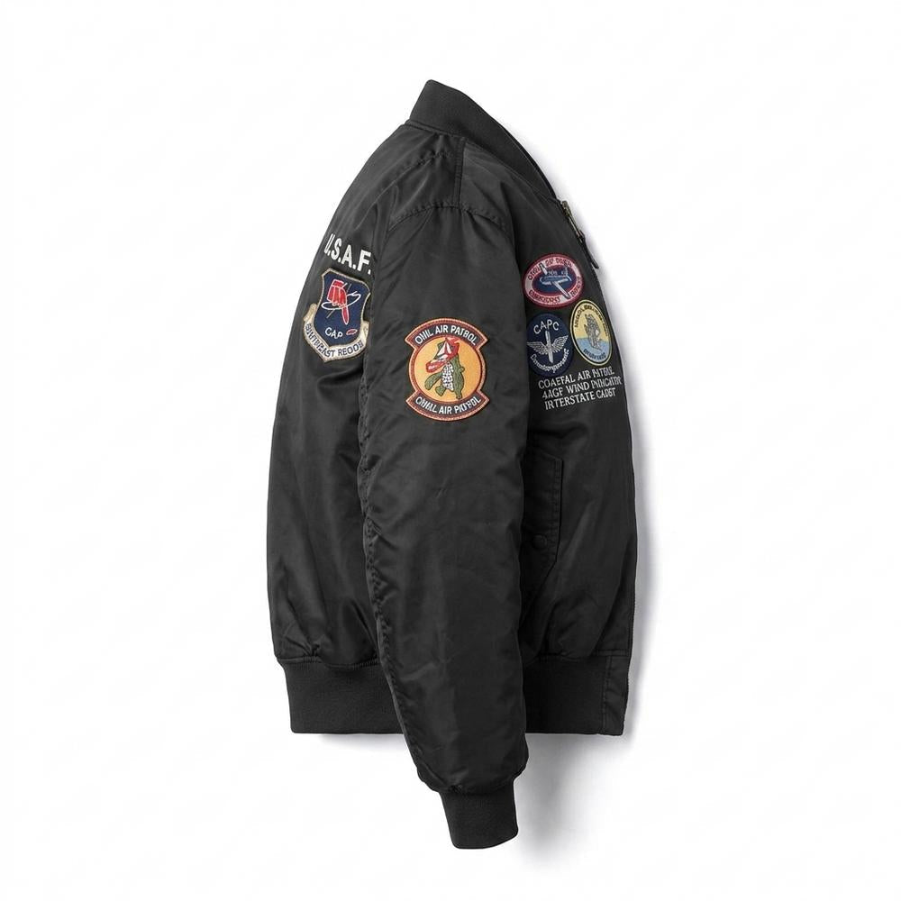 Allsaints Leather - Tifuk | Embroidered Padded Jacket Unisex