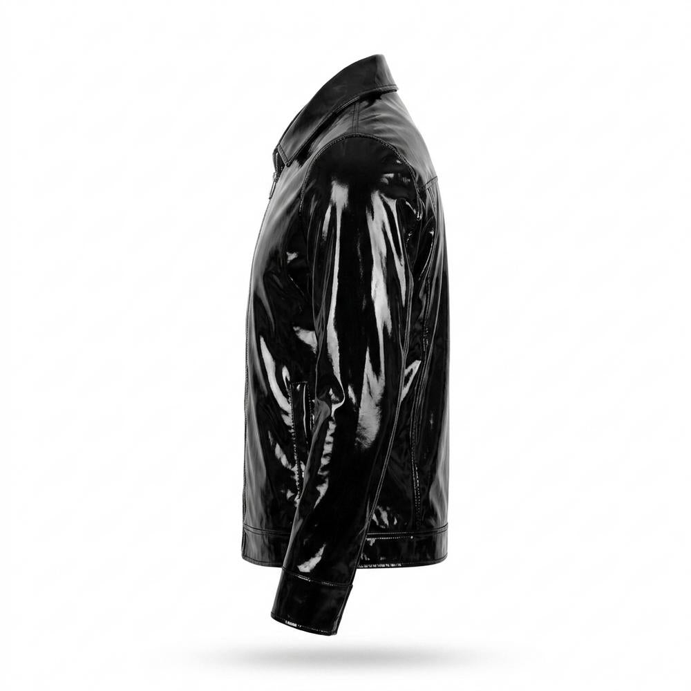 Allsaints Leather - Eodas | High-Shine Zip-Up Jacket Men
