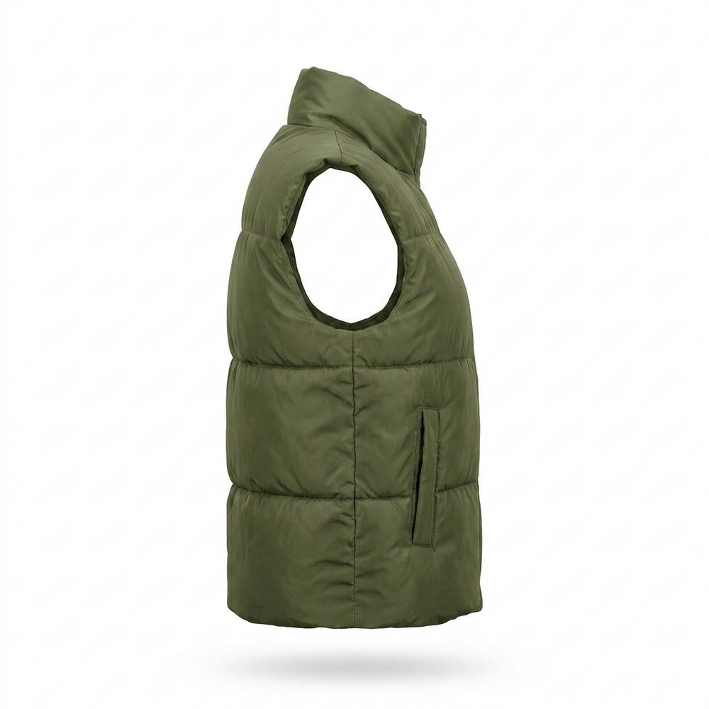 Allsaints Leather - Casol | Quilted Zip-Up Vest Women