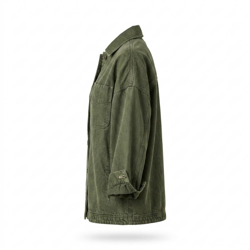 Allsaints Leather - Kemin | Washed Boxy-Fit Jacket Women