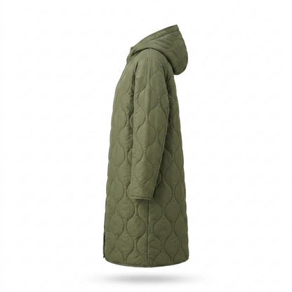 Allsaints Leather - Lalar | Quilted Hooded Coat Women