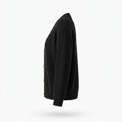 Allsaints Leather - Yolin | Rib-Knit Button-Front Knit Cardigan Women