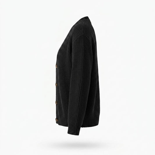 Allsaints Leather - Yolin | Rib-Knit Button-Front Knit Cardigan Women