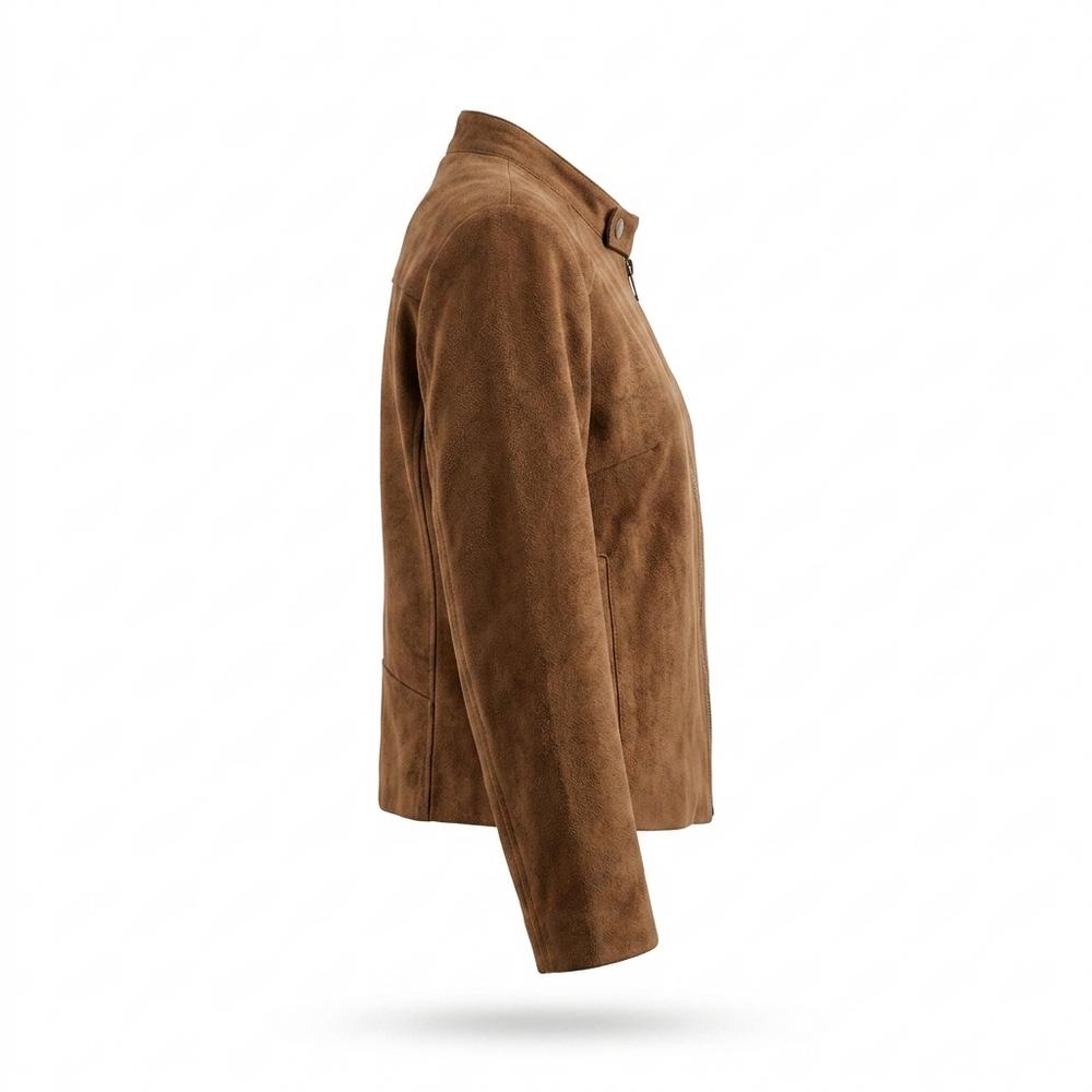 Allsaints Leather - Ruwad | Sueded Zip-Up Jacket Women