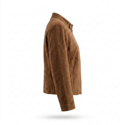 Allsaints Leather - Ruwad | Sueded Zip-Up Jacket Women