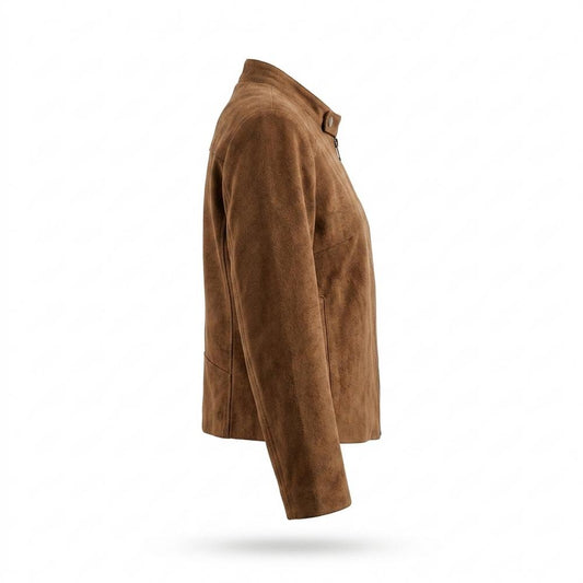 Allsaints Leather - Ruwad | Sueded Zip-Up Jacket Women