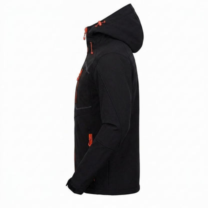 Allsaints Leather - Calen | Hooded Zip-Up Jacket Men