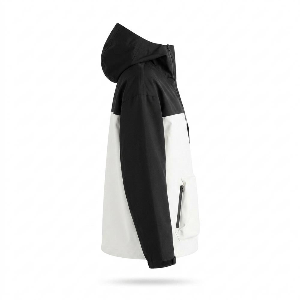 Allsaints Leather - Velom | Asymmetrical Color-Blocked Jacket Unisex