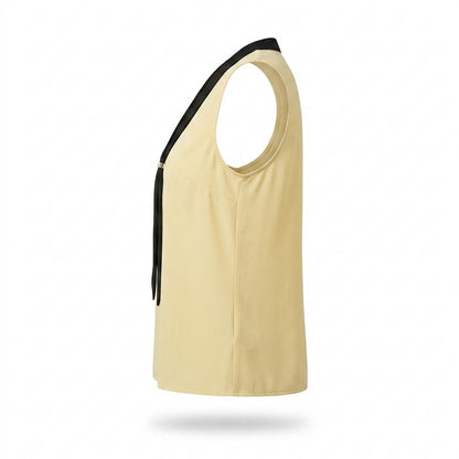 Allsaints Leather - Cakar | Sleeveless Tie-Neck Blouse Women