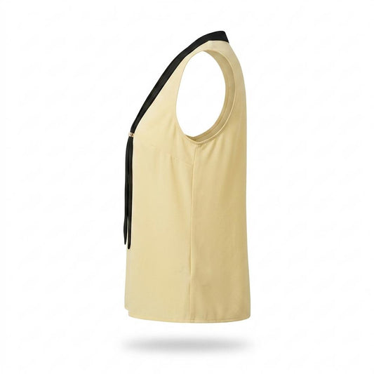 Allsaints Leather - Cakar | Sleeveless Tie-Neck Blouse Women