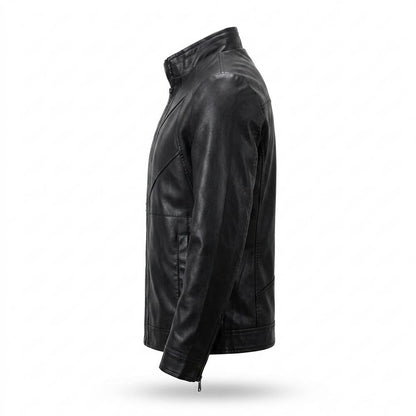 Allsaints Leather - Tibir | Zippered Slim-Fit Leather Jacket Men