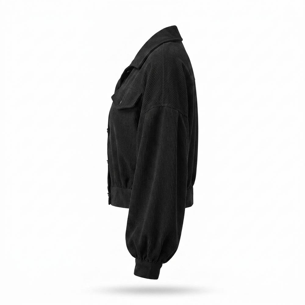 Allsaints Leather - Noram | Corduroy Cropped Jacket Women