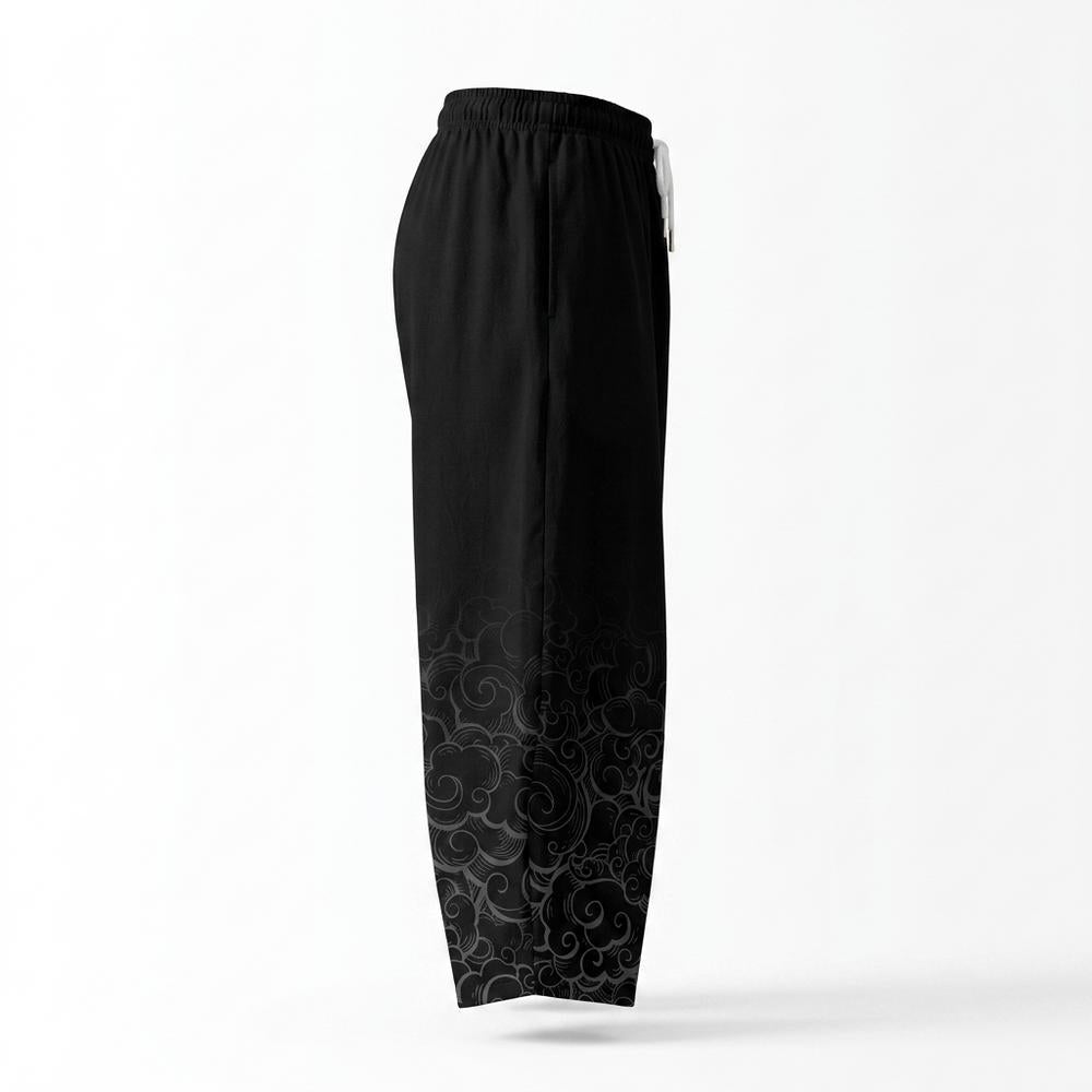 Allsaints Leather - Demok | Embroidered Drawstring Pants Unisex
