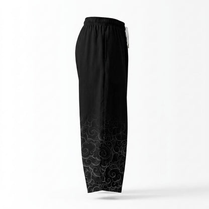 Allsaints Leather - Demok | Embroidered Drawstring Pants Unisex