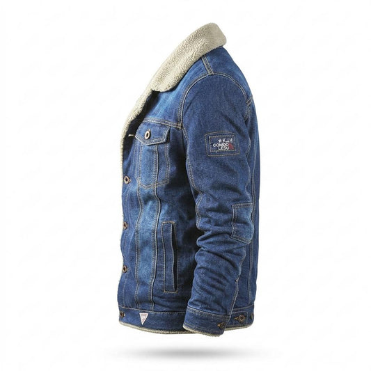 Allsaints Leather - Sukil | Sherpa-Lined Button-Front Denim Jacket Men