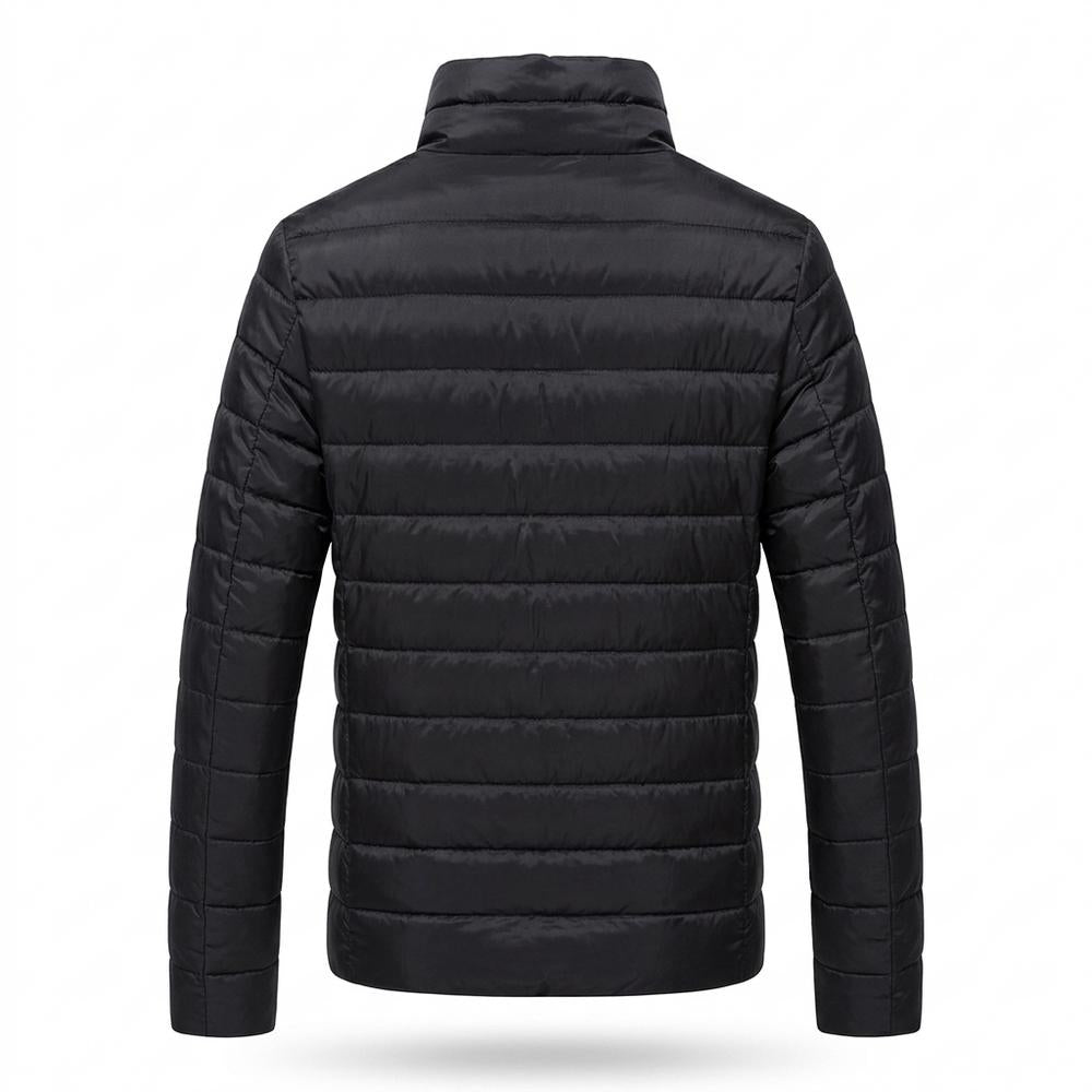 Allsaints Leather - Lalom | Quilted Stand-Collar Jacket Men