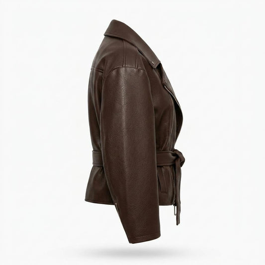 Allsaints Leather - Talen | Belted Oversized Leather Jacket Women