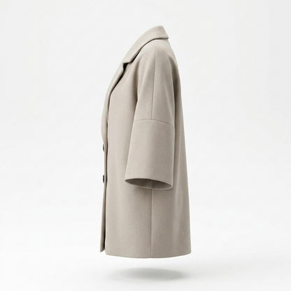 Allsaints Leather - Tazan | Oversized Button-Front Coat Women