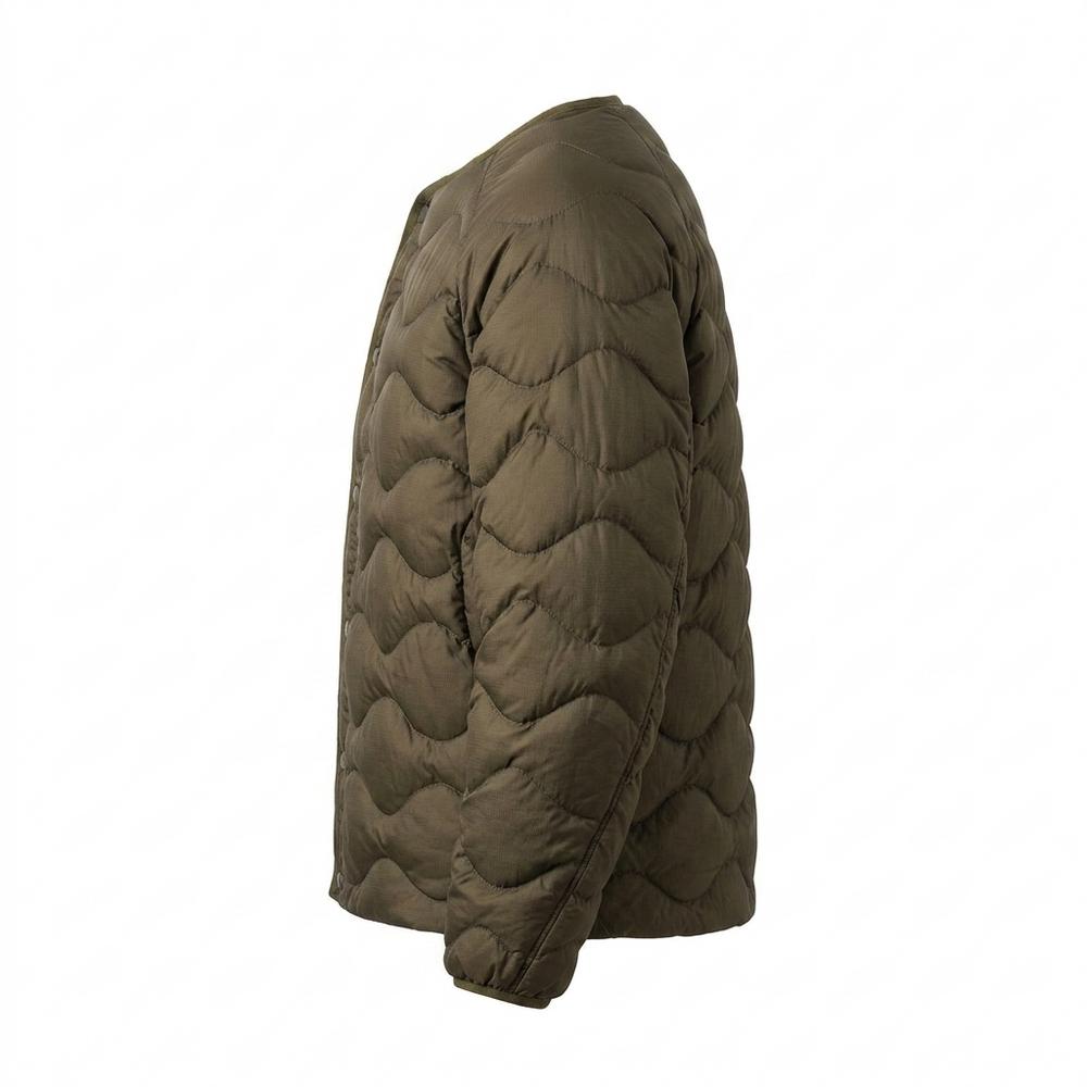 Allsaints Leather - Vesen | Quilted Collarless Jacket Unisex
