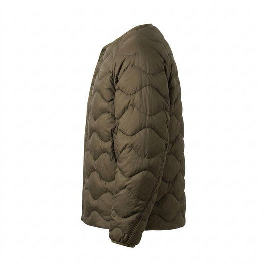 Allsaints Leather - Vesen | Quilted Collarless Jacket Unisex