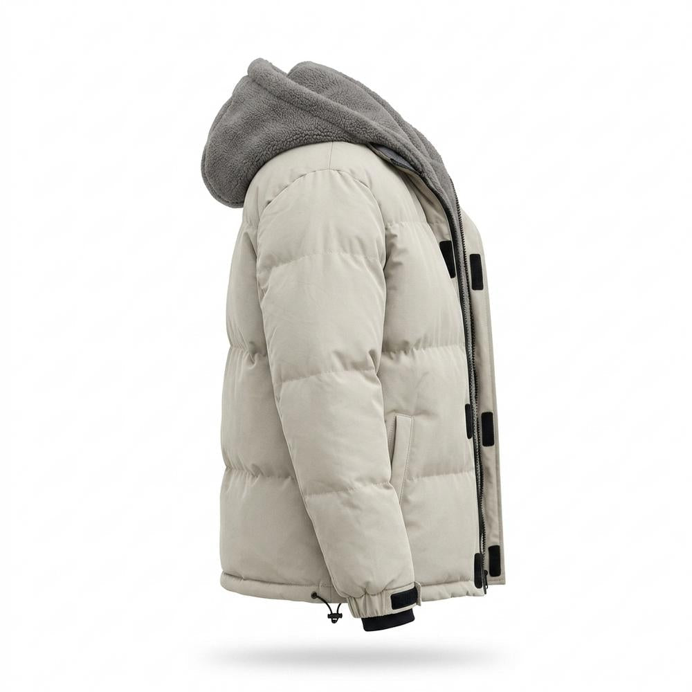 Allsaints Leather - Timon | Quilted Hooded Jacket Men