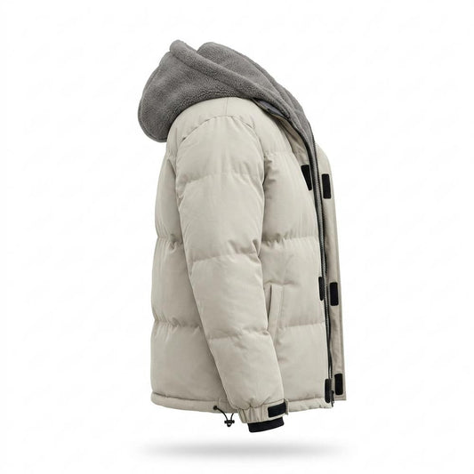 Allsaints Leather - Timon | Quilted Hooded Jacket Men