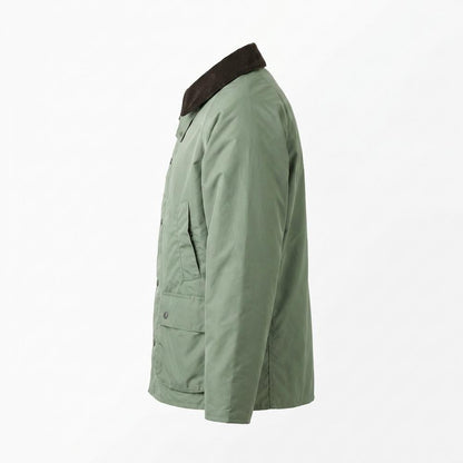 Allsaints Leather - Vasil | Corduroy-Collar Snap-Button Jacket Men