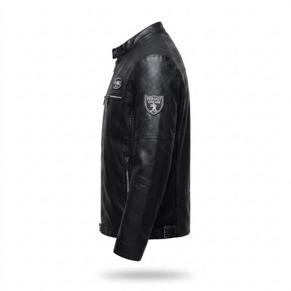 Allsaints Leather - Selor | Quilted Slim Fit Leather Jacket Men