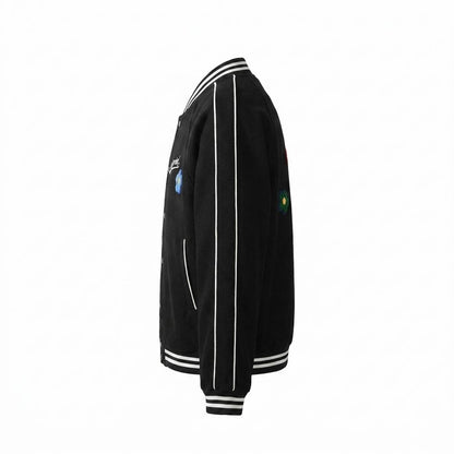 Allsaints Leather - Lohal | Embroidered Piped Jacket Unisex