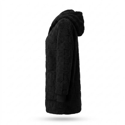 Allsaints Leather - Serel | Hooded Textured Coat Women