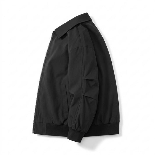 Allsaints Leather - Vinor | Zippered Collared Jacket Unisex