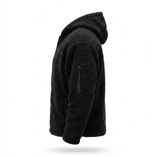 Allsaints Leather - Loken | Fleece Hooded Jacket Men
