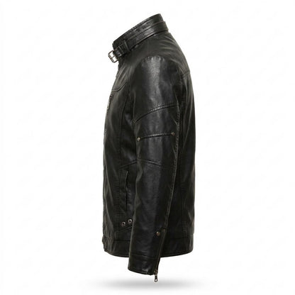 Allsaints Leather - Coren | Quilted Fitted Leather Jacket Men