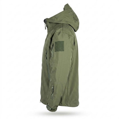 Allsaints Leather - Zesan | Hooded Softshell Jacket Men