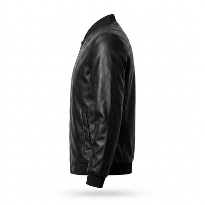 Allsaints Leather - Vutod | Zip-Up Slim Fit Leather Jacket Men