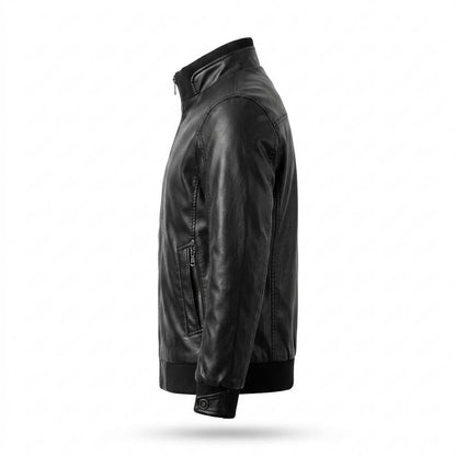 Allsaints Leather - Kemor | Fleece-Lined Zip-Up Leather Jacket Men