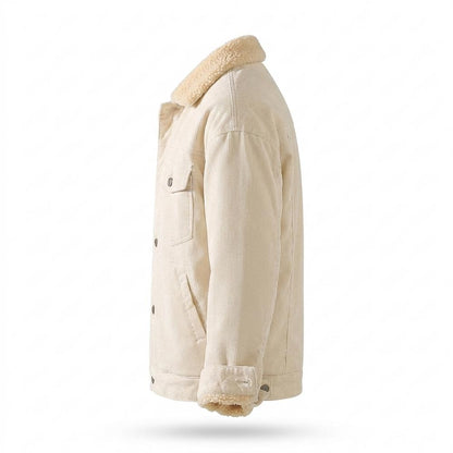 Allsaints Leather - Yehul | Corduroy Sherpa-Lined Jacket Unisex