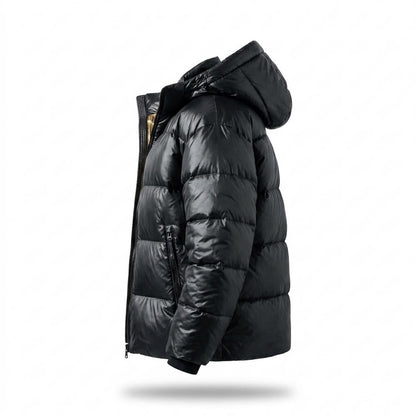 Allsaints Leather - Ralar | Quilted Hooded Jacket Unisex