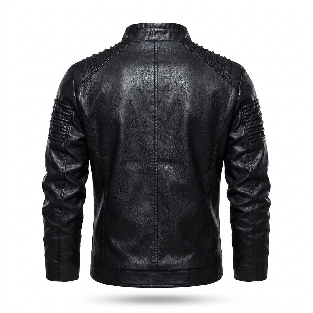 Allsaints Leather - Defet | Quilted Fitted Leather Jacket Men