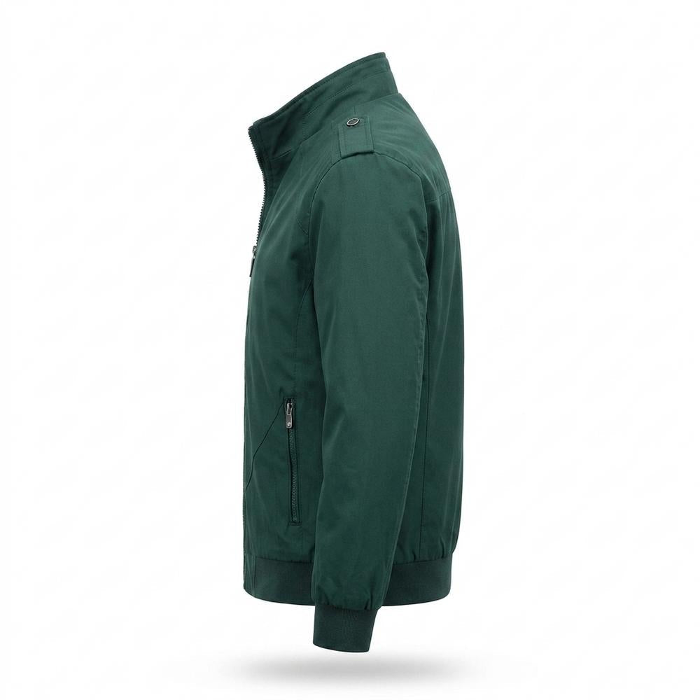 Allsaints Leather - Miser | Zip-Up Stand-Collar Jacket Men