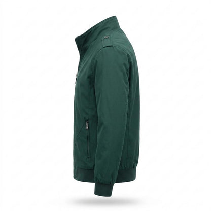 Allsaints Leather - Miser | Zip-Up Stand-Collar Jacket Men